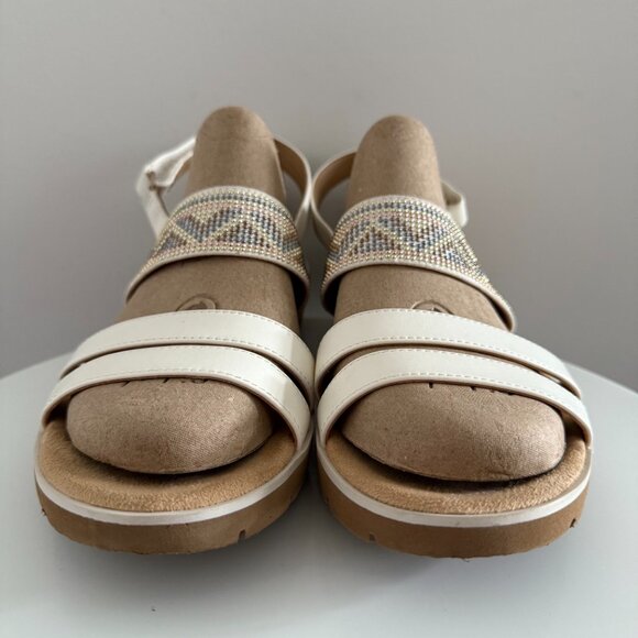 Naturalizer - Off White - Sandals with Beading - Size 8 - Picture 7 of 10